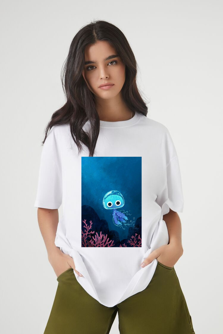 Underwater Jellyfish Inspired Tshirt